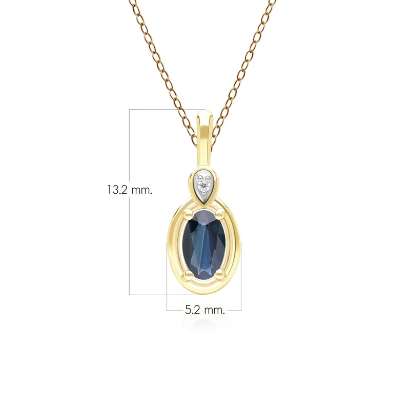 Lumina Oval Pendant (Emerald Edition)