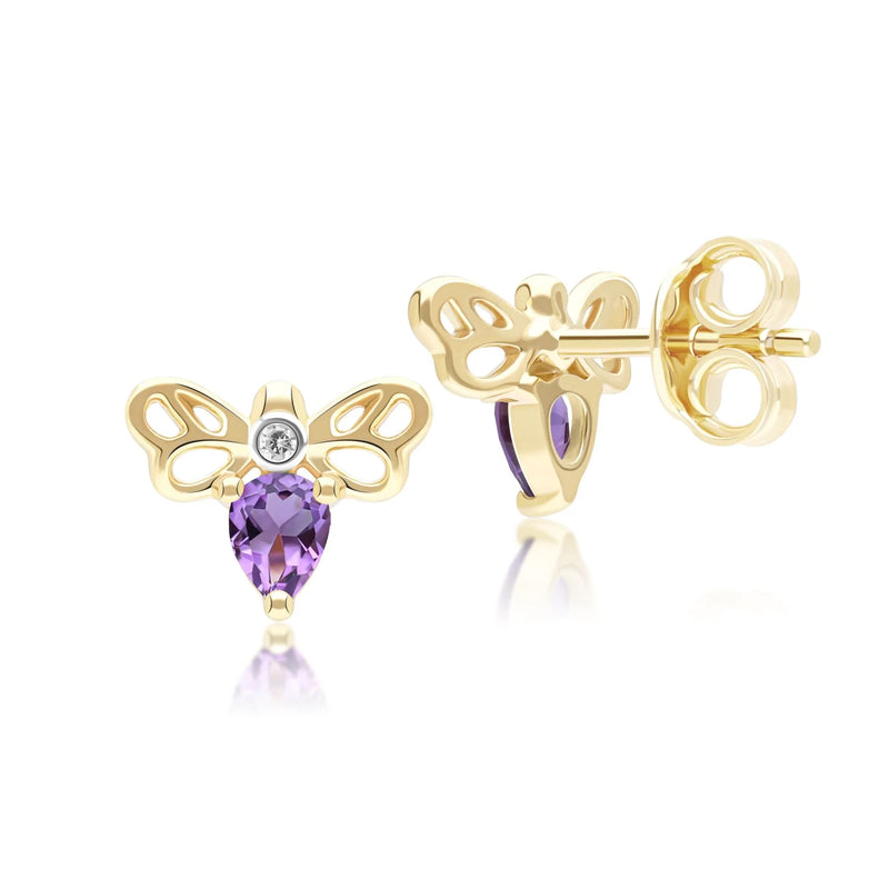 Lumina Butterfly Stud (Olive Edition)