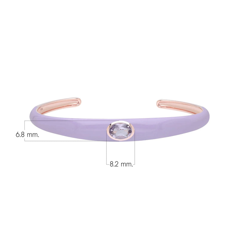 Azure Arc Cuff Bracelet