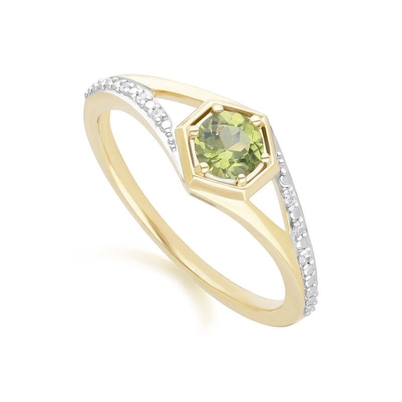 Apex Hexagon Ring (Olive Edition)