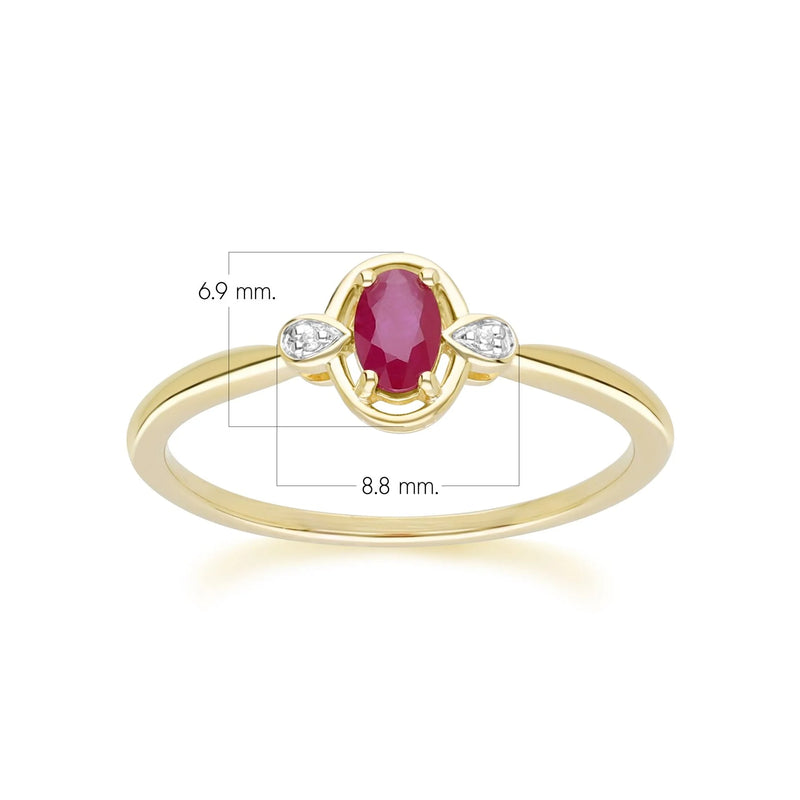 Lumina Oval Ring (Sapphire Edition)