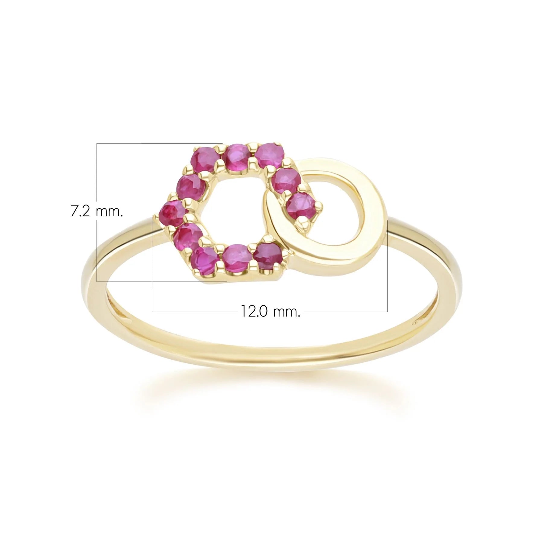 Apex Interlock Ring (Ruby Edition)