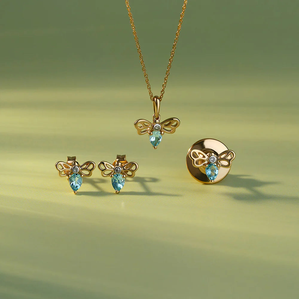 Lumina Butterfly Pendant (Sky Edition)