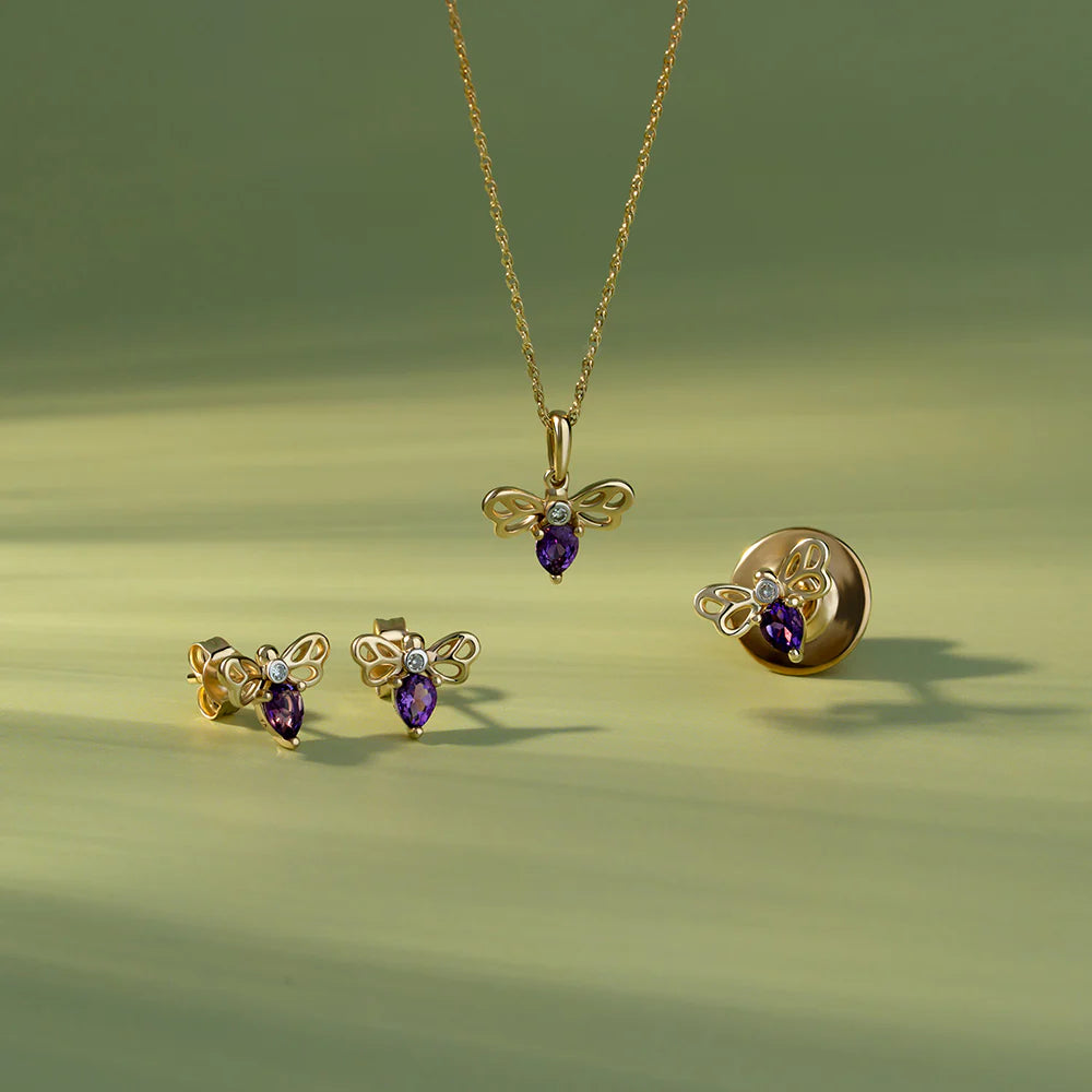 Lumina Butterfly Pendant (Olive Edition)