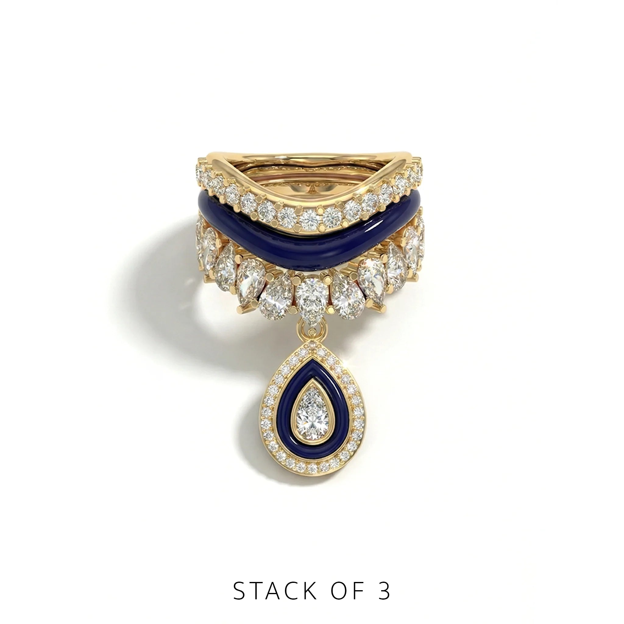 Varna-Volt Stacking Set (gold)