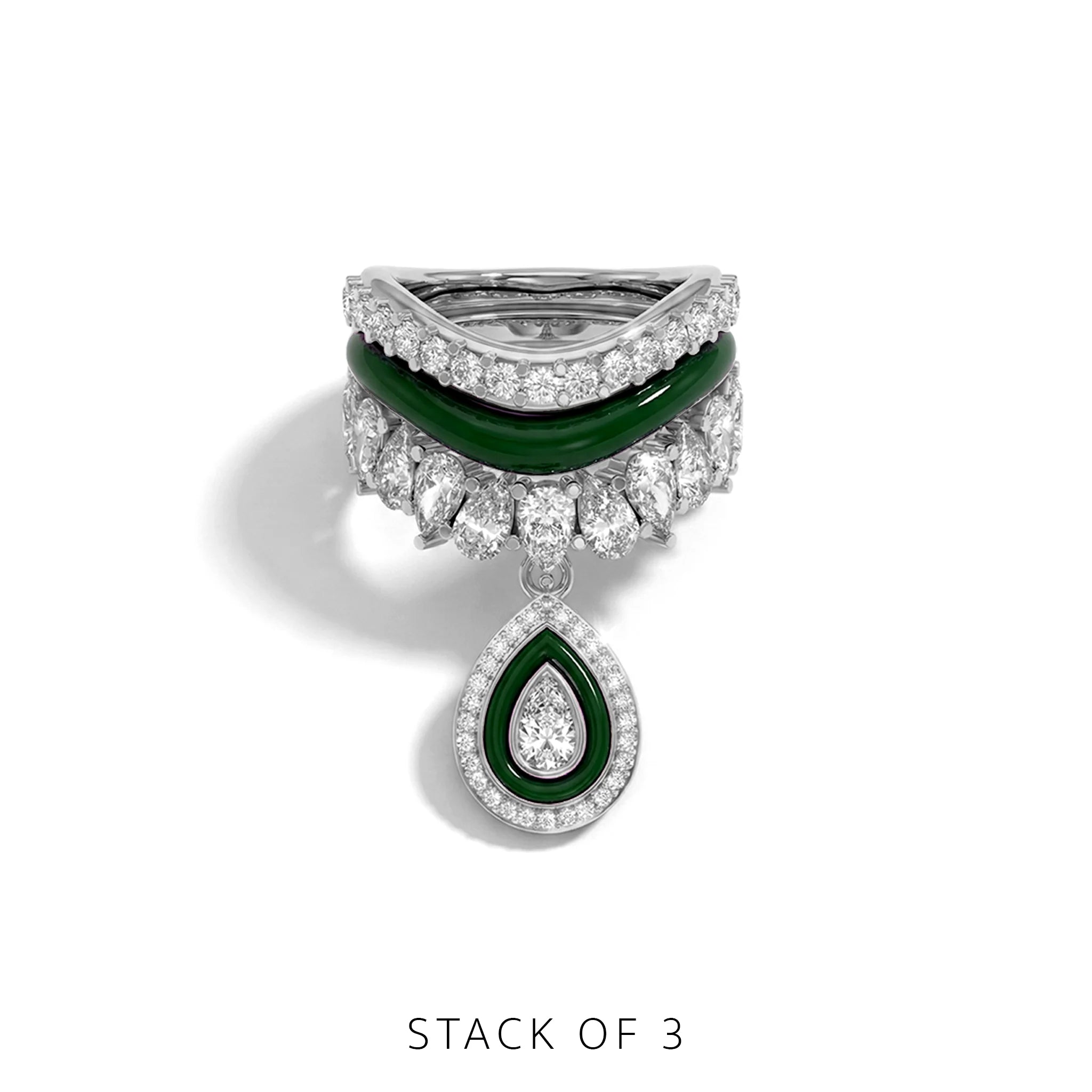 Varna-Volt Stacking Set (silver)