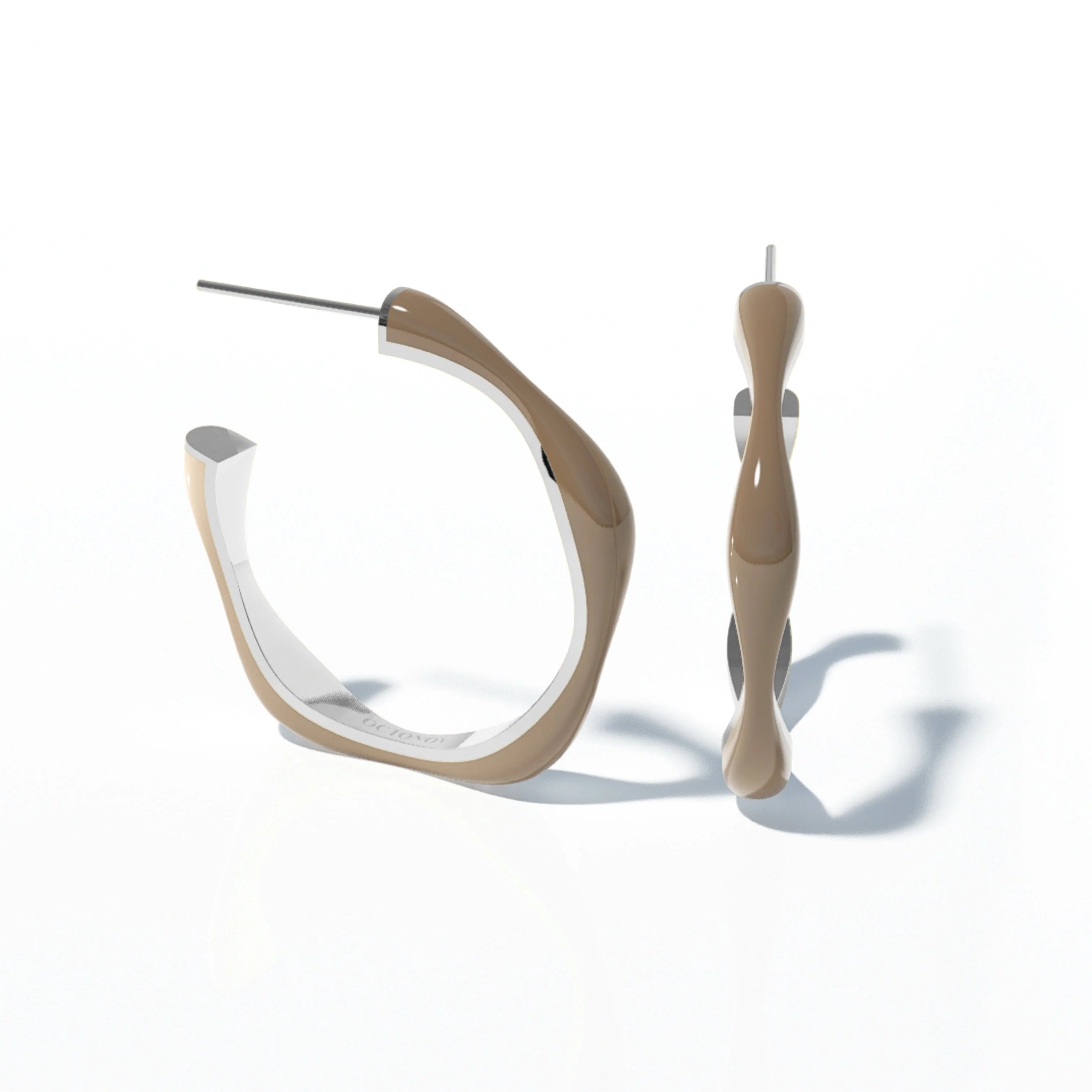 Sugar Override Hoop Earrings (SILVER)