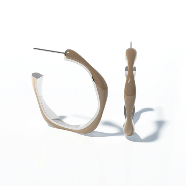Sugar Override Hoop Earrings (SILVER)