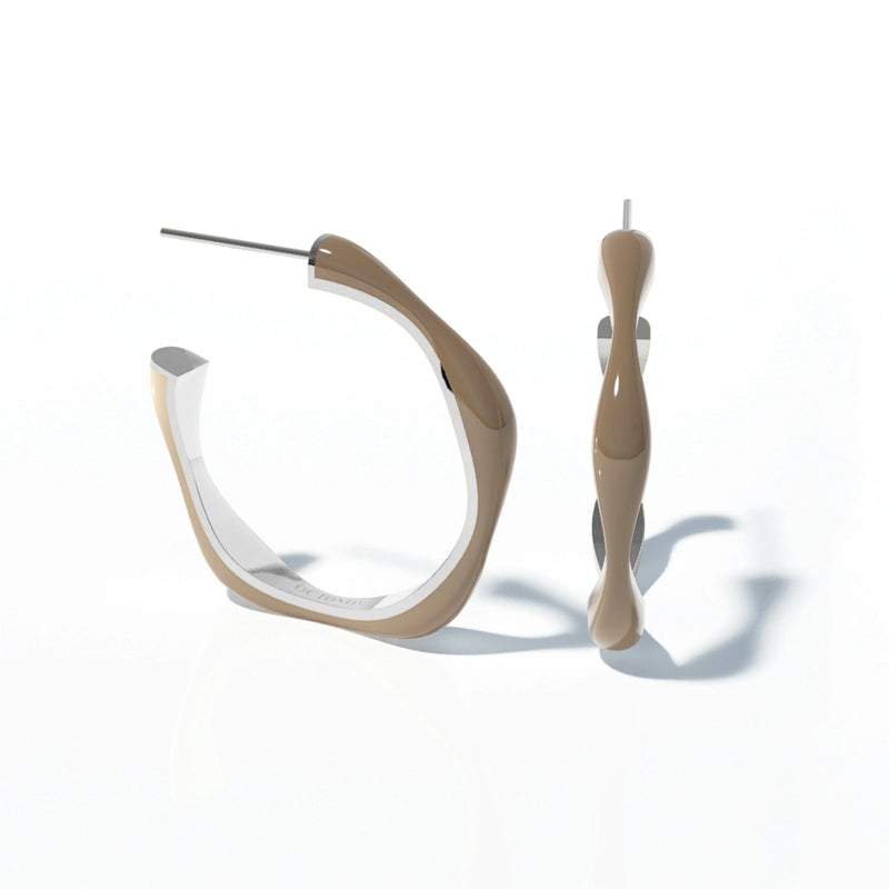 Sugar Override Hoop Earrings (SILVER)
