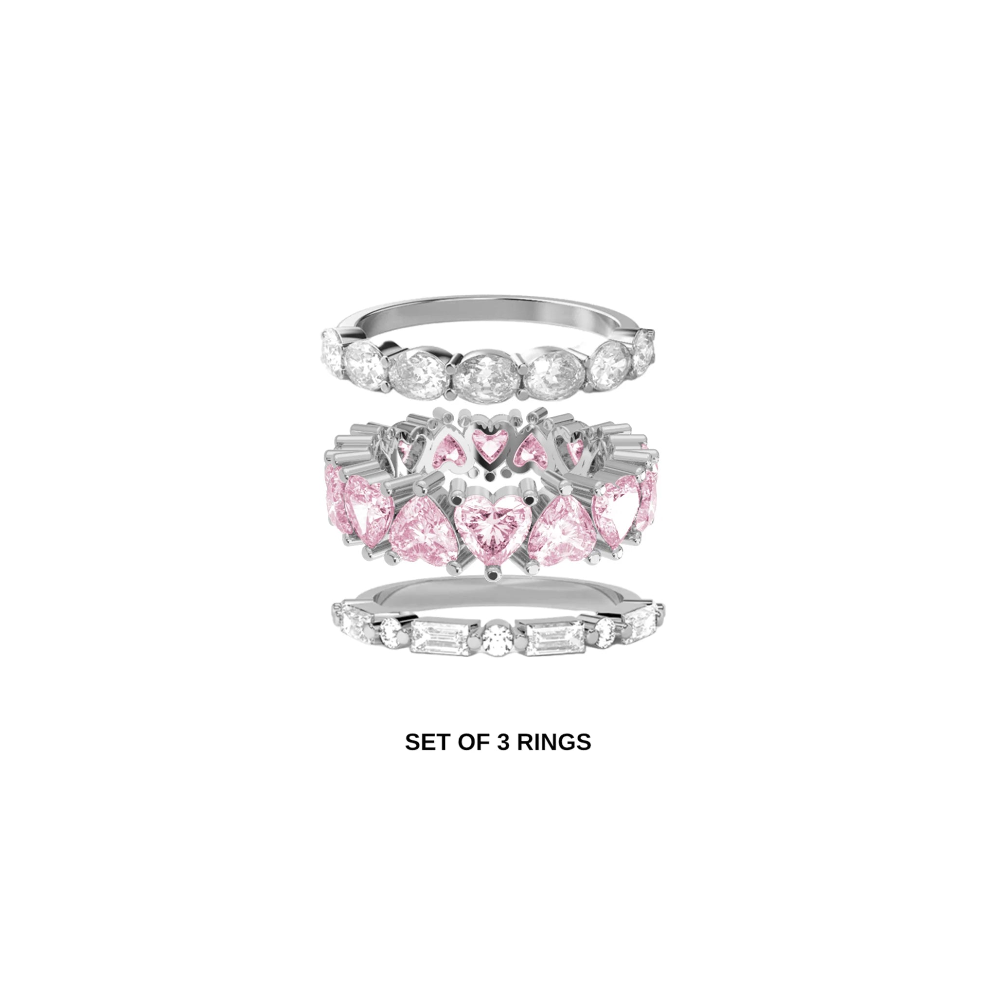 Eternal Trio Ring Set (SILVER)