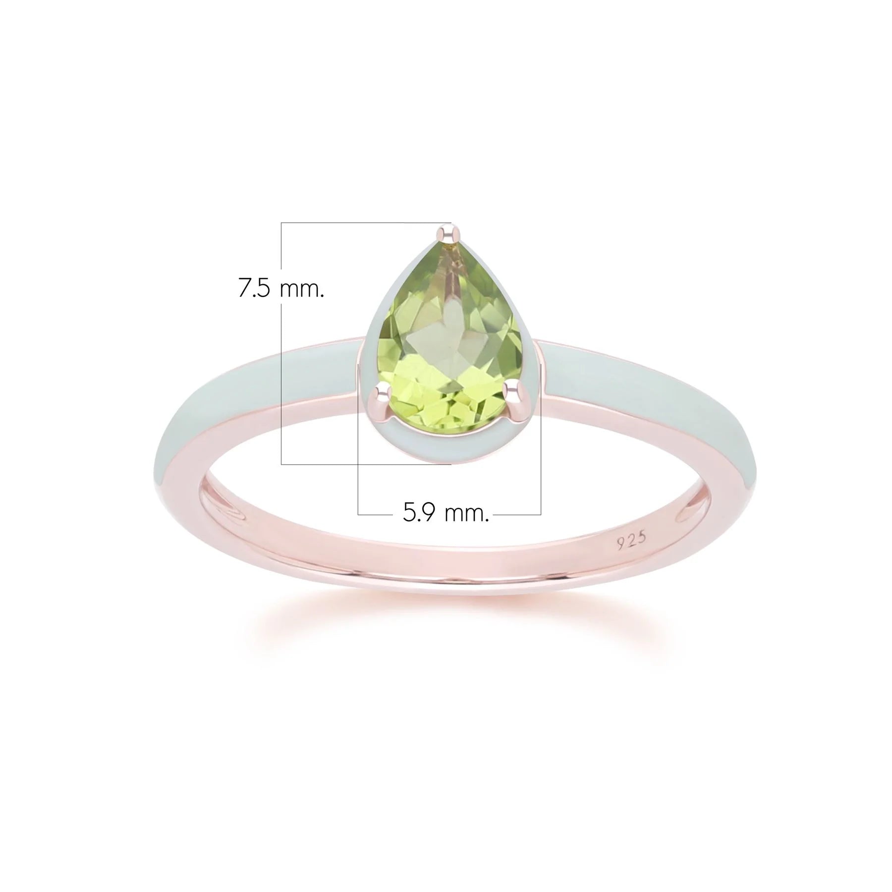 Chroma Aura Baguette Ring (Lavender Edition)