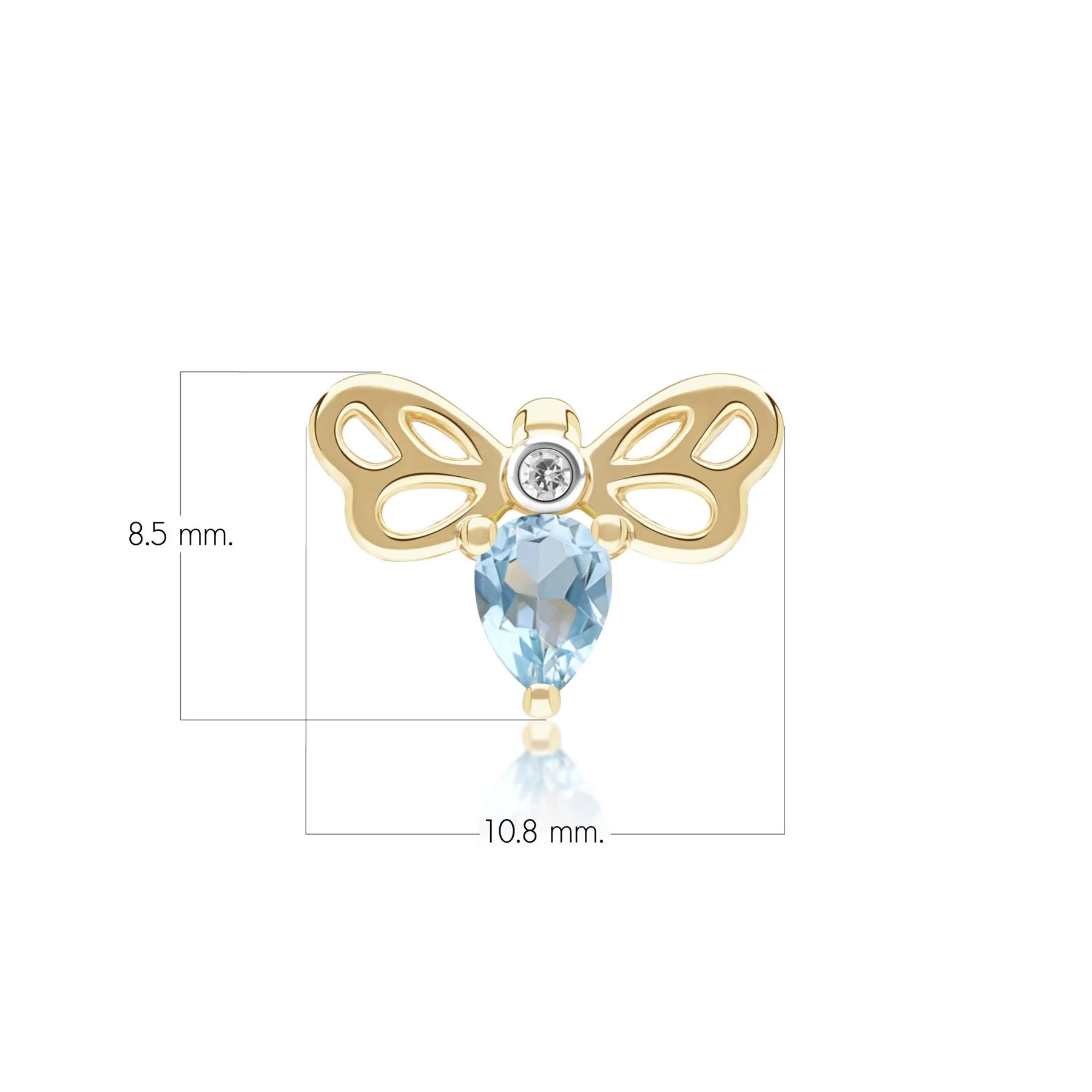 Lumina Butterfly Stud (Olive Edition)