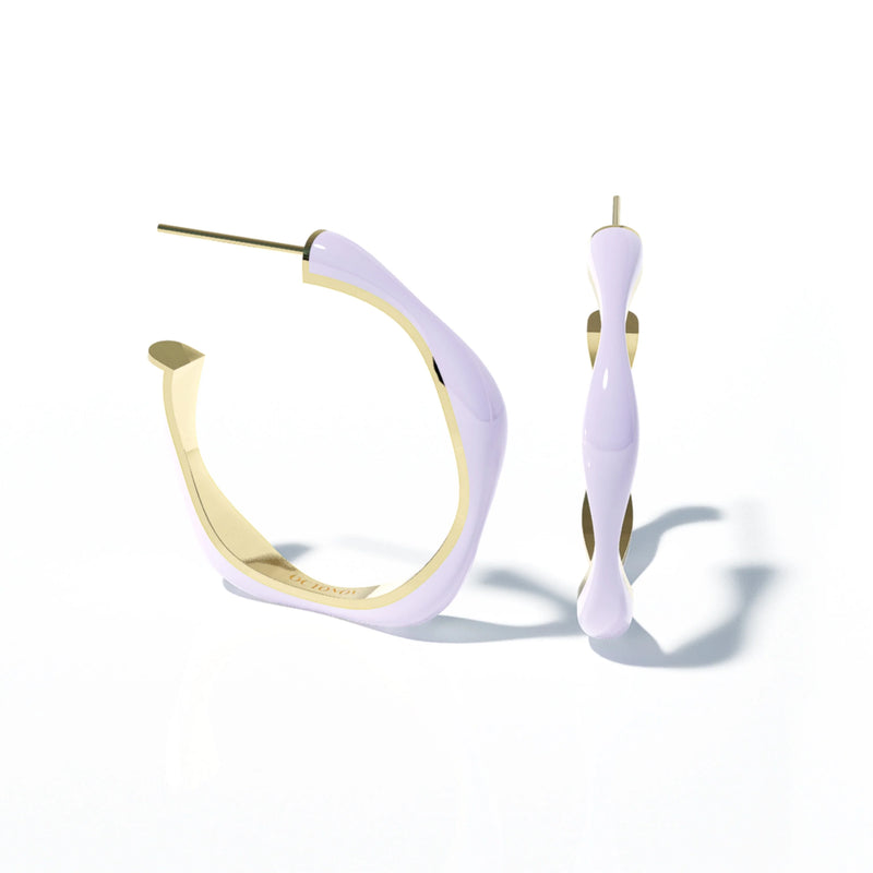 Sugar Overide Hoop Earrings (GOLD)