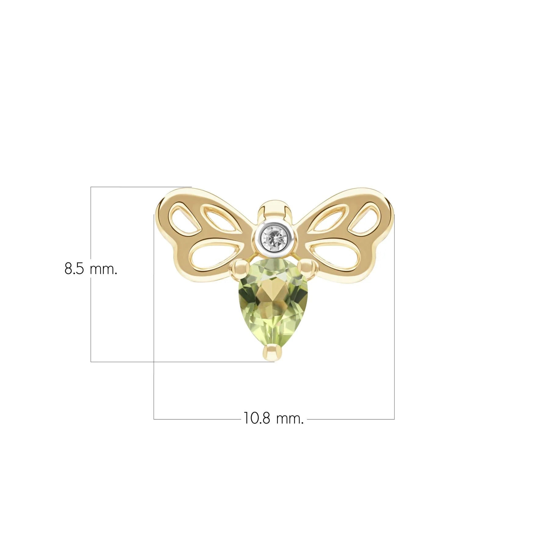 Lumina Butterfly Stud (Sky Edition)