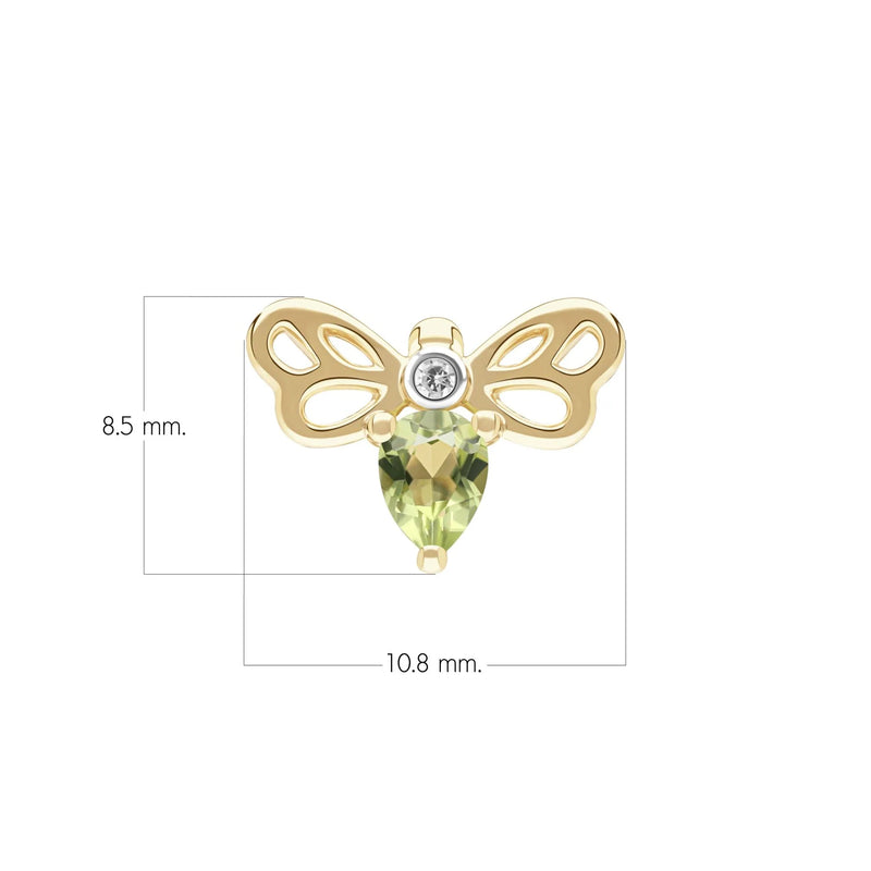 Lumina Butterfly Stud (Sky Edition)