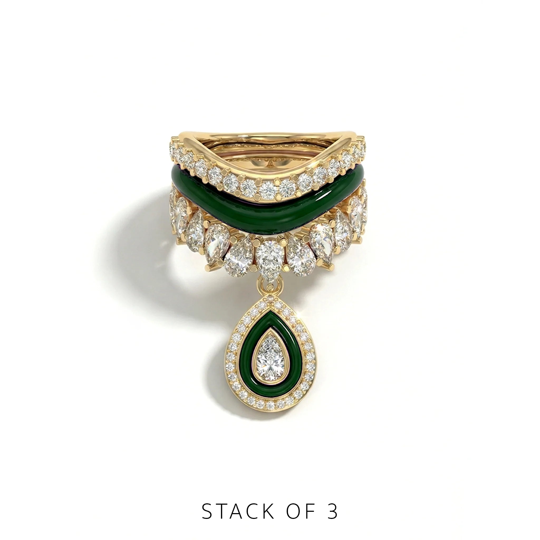 Varna-Volt Stacking Set (gold)