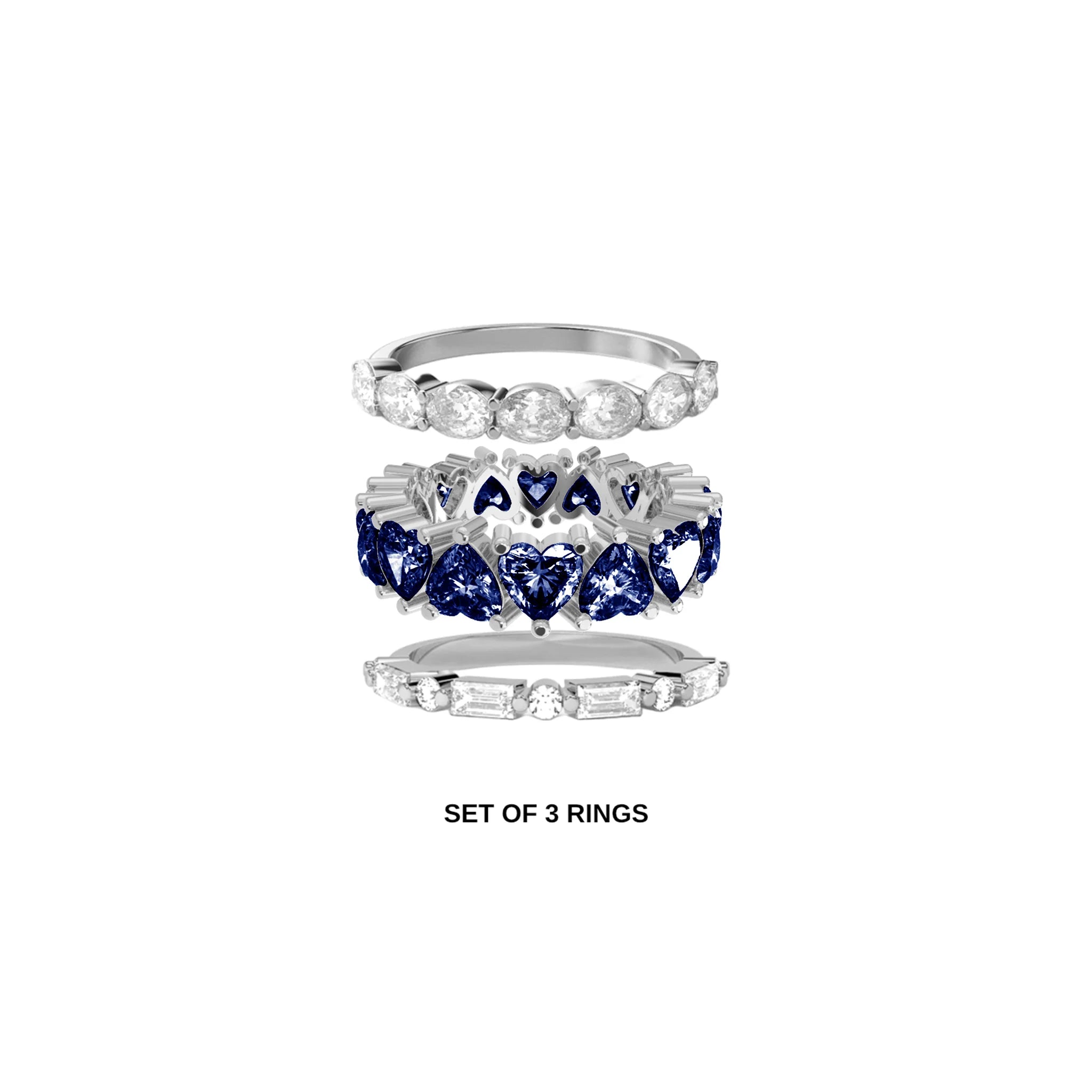 Eternal Trio Ring Set (SILVER)