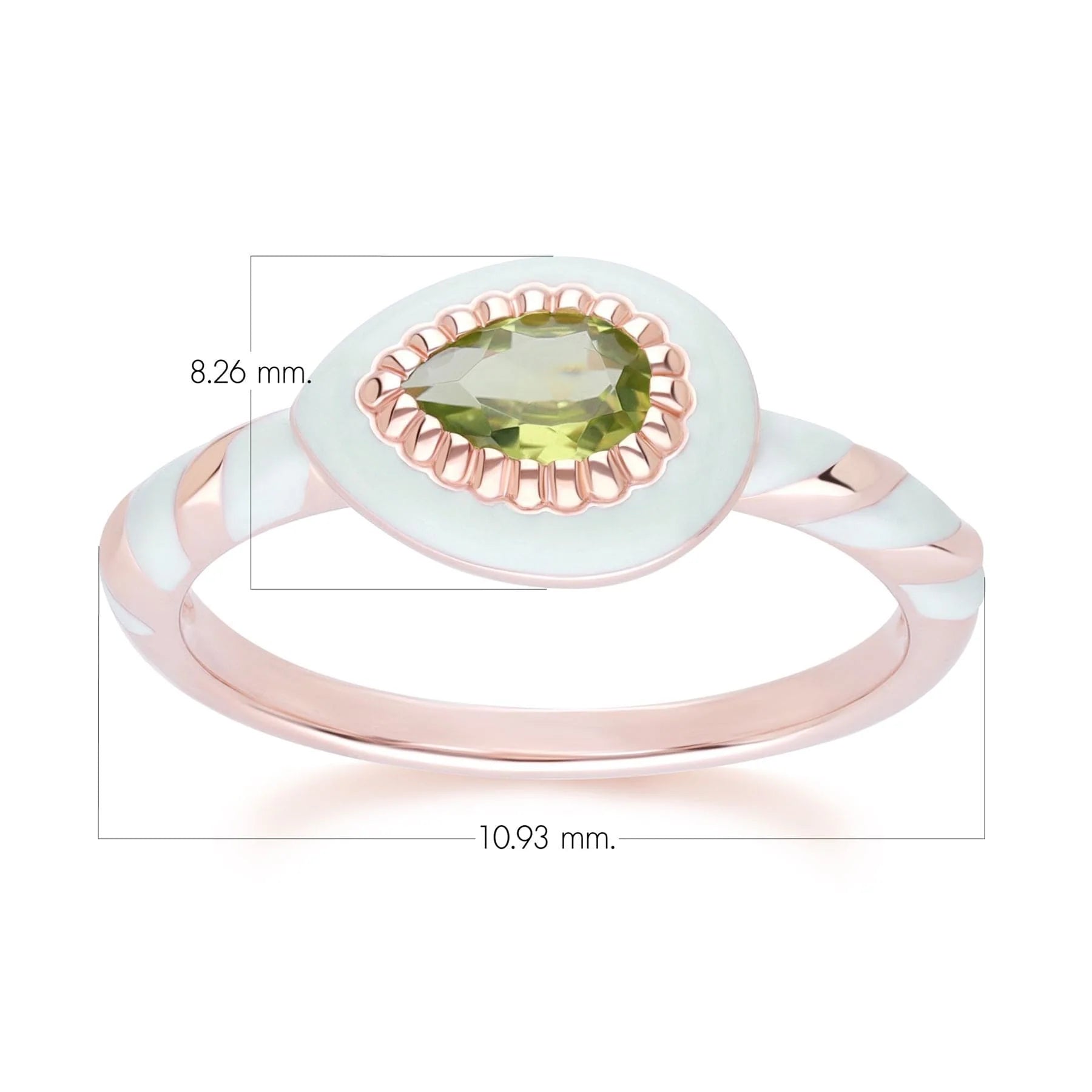 Helix Pear Ring (Mint Edition)