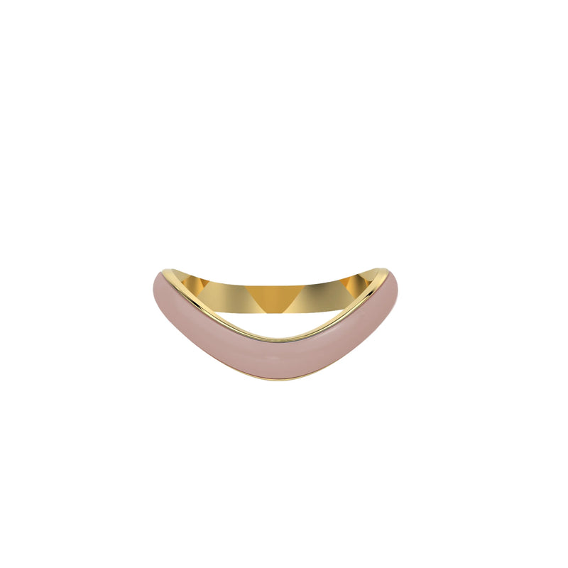Liquid Tide Wave Ring