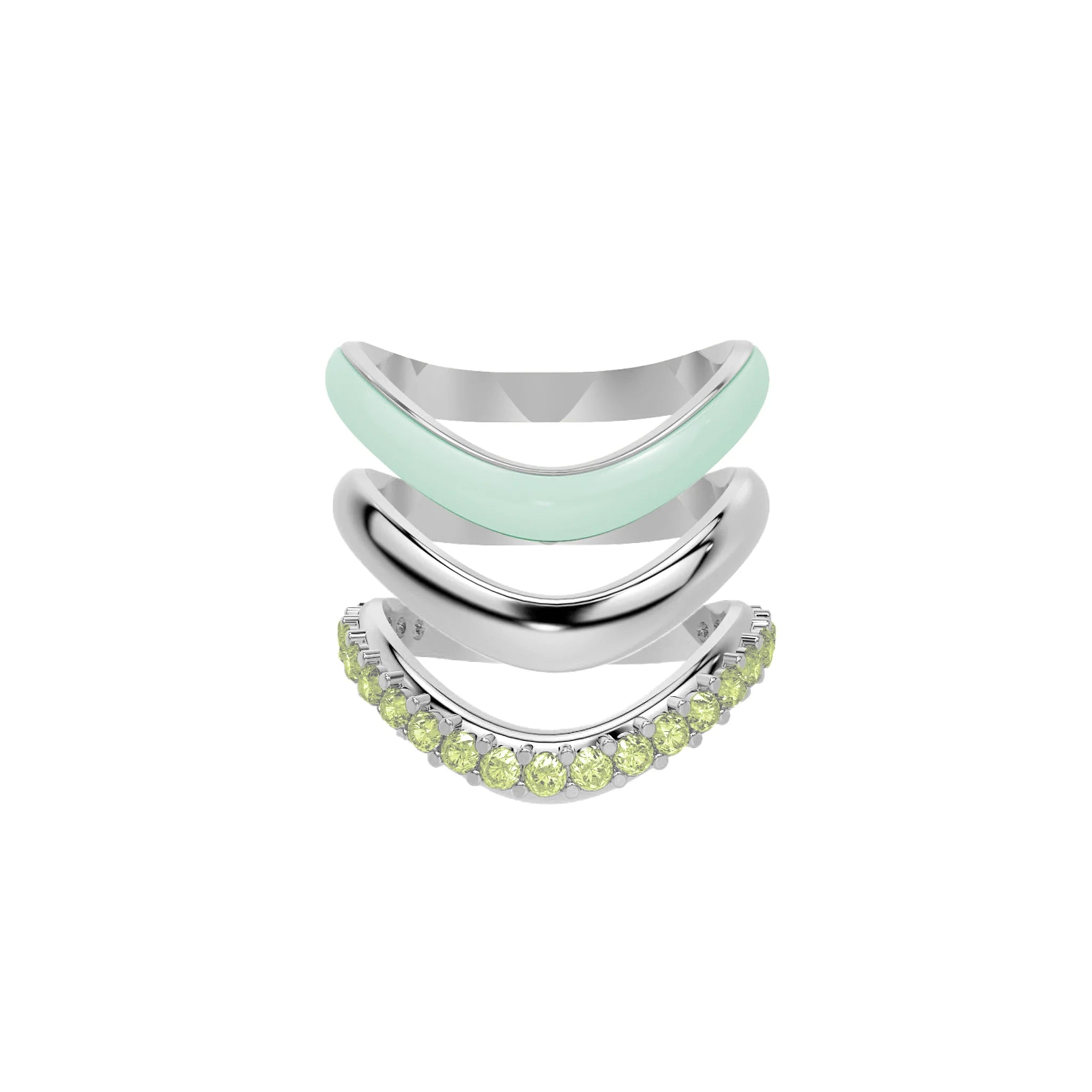 The Sugar Echo-Sliver Ring Trio