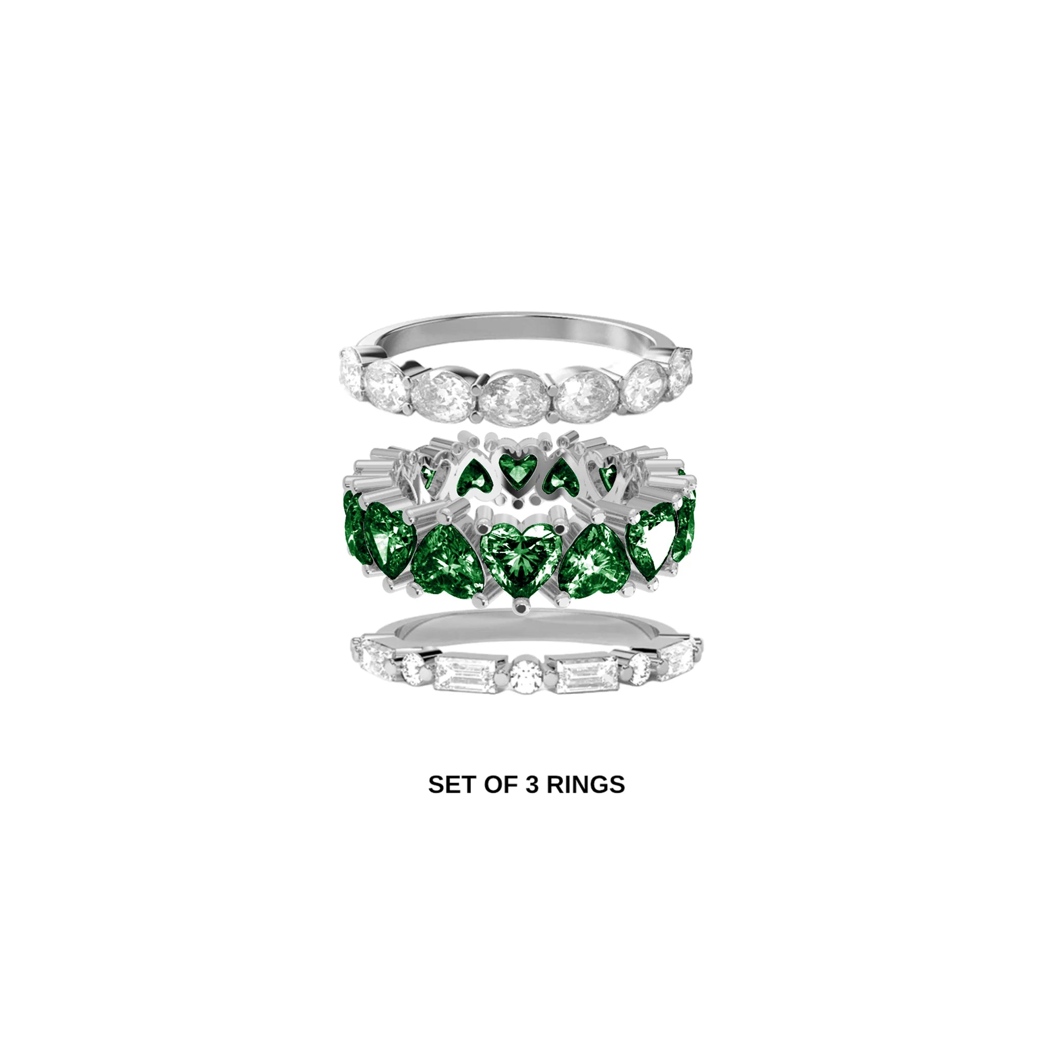 Eternal Trio Ring Set (SILVER)