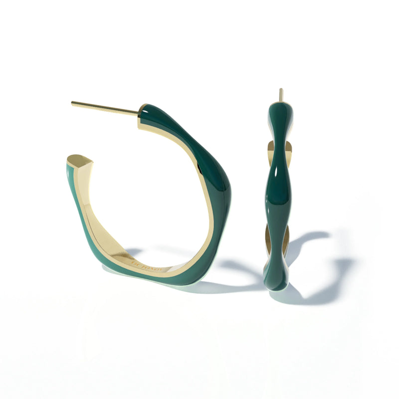 Sugar Overide Hoop Earrings (GOLD)