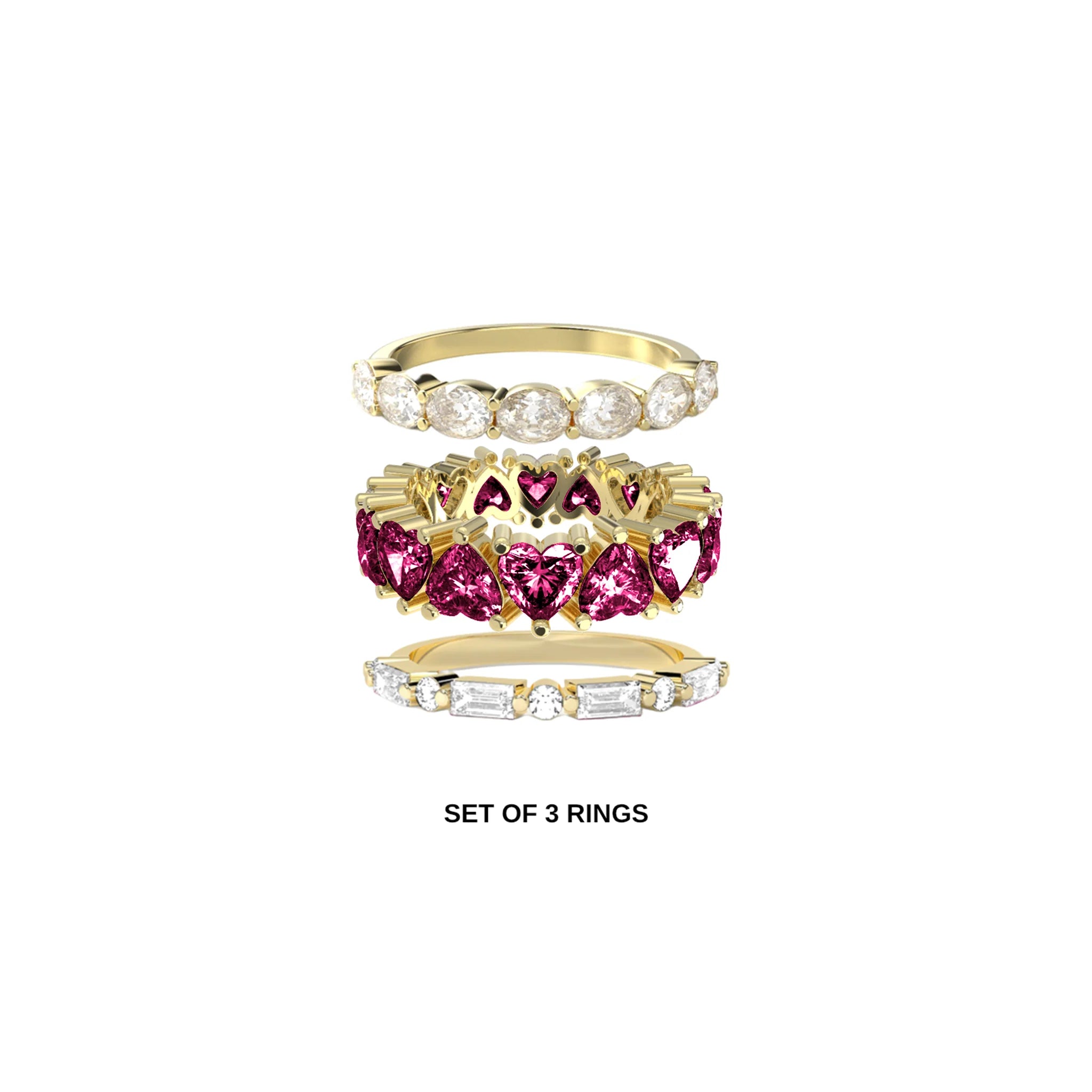 Eternal Trio Ring Set (GOLD)