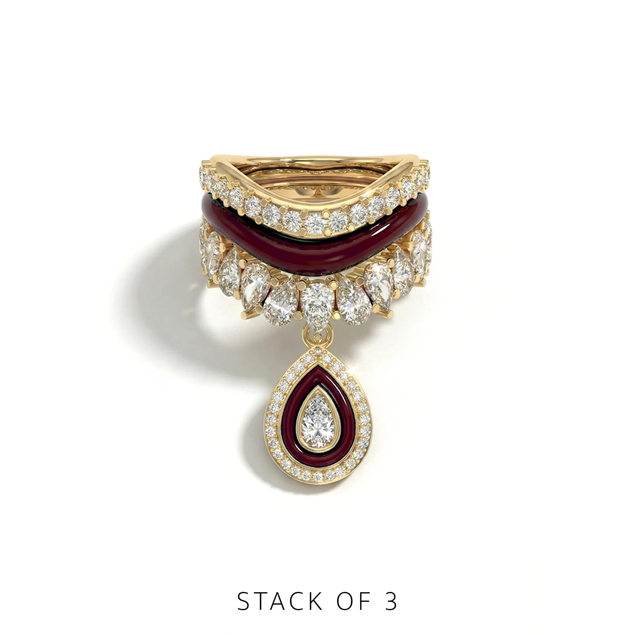 Varna-Volt Stacking Set (gold)