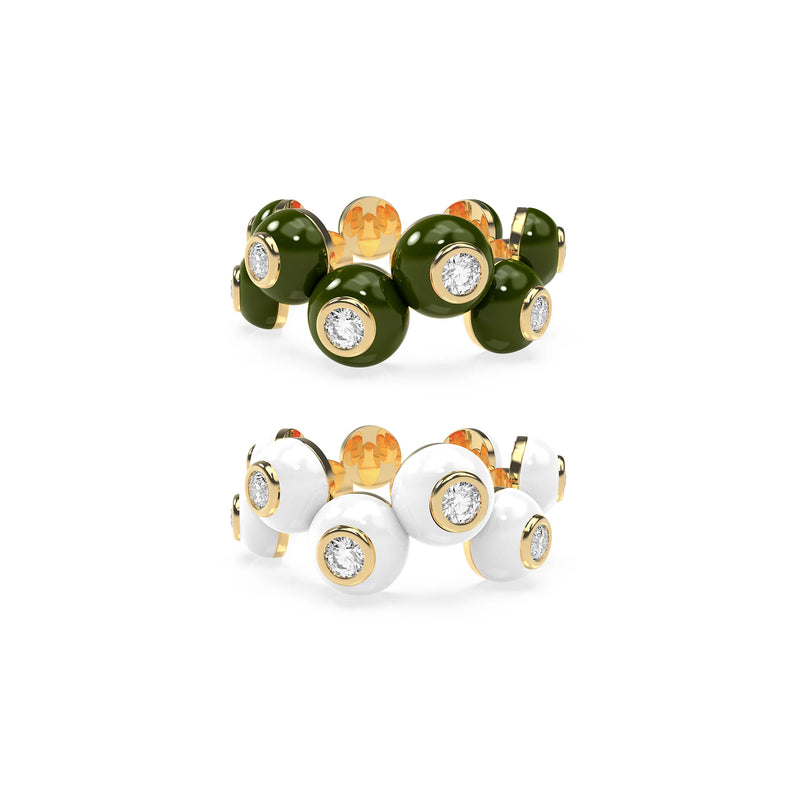 The Dopamine Overdose-Gold Ring set of 2