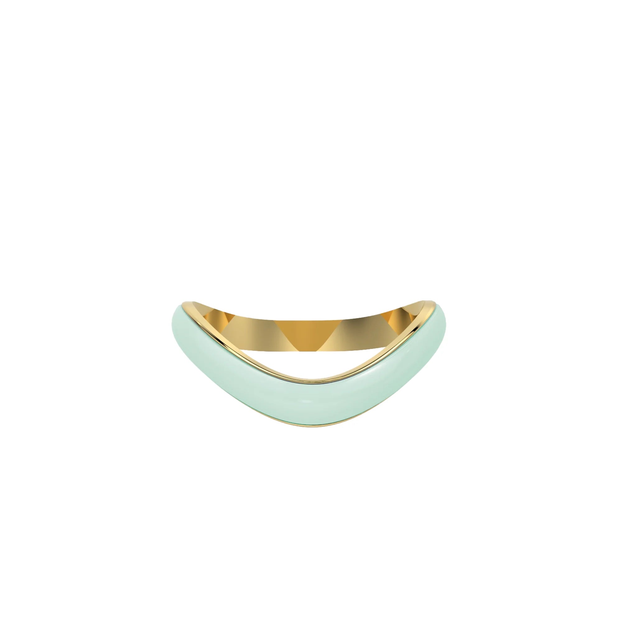 Liquid Tide Wave Ring