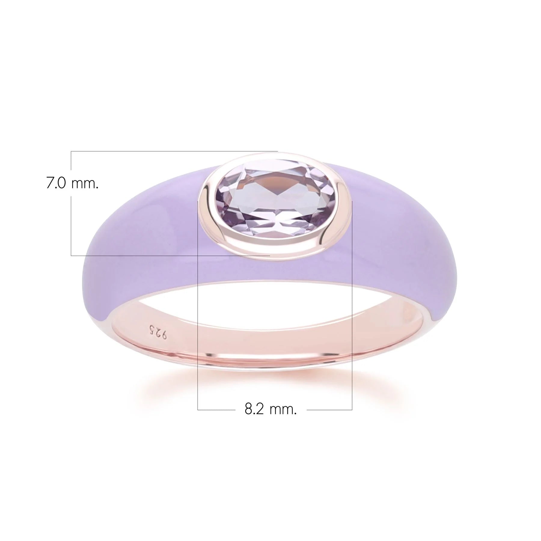Azure Arc Baguette Dome Ring (Sky Edition)