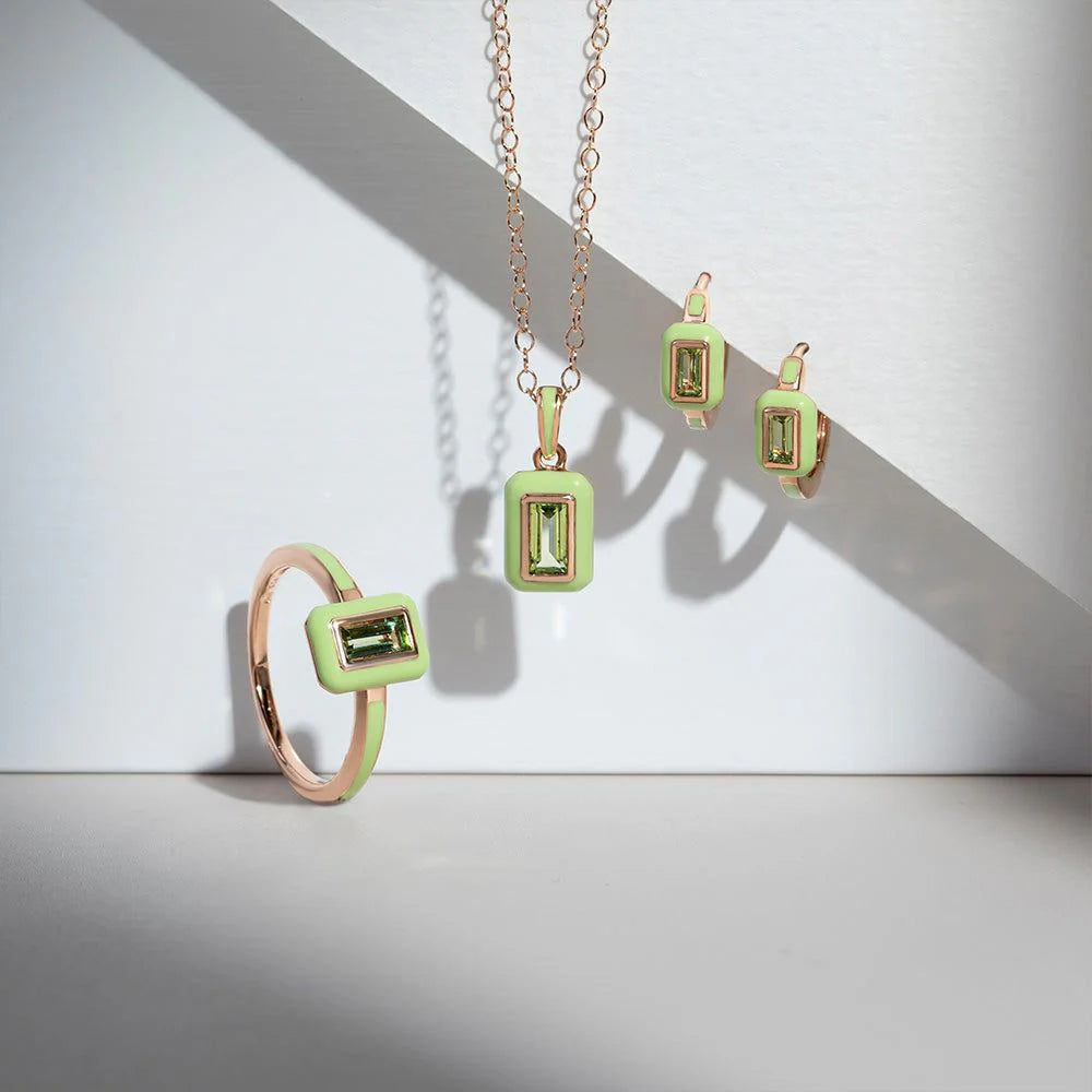 Chroma Baguette Ring (Emerald Edition)