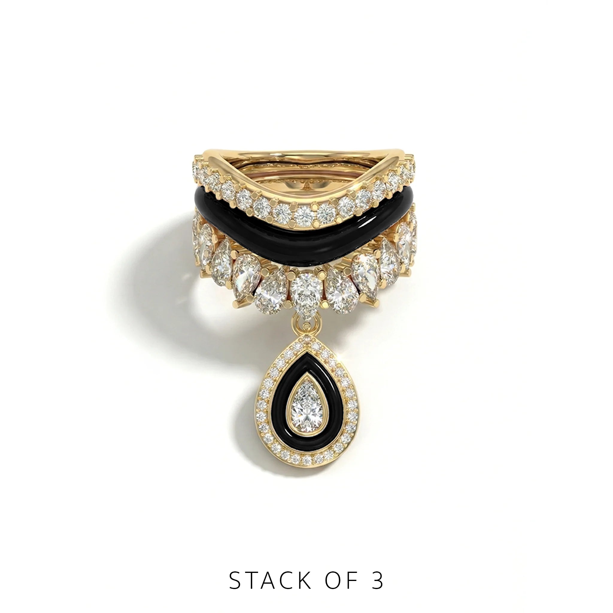 Varna-Volt Stacking Set (gold)