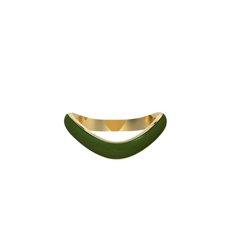 Liquid Tide Wave Ring