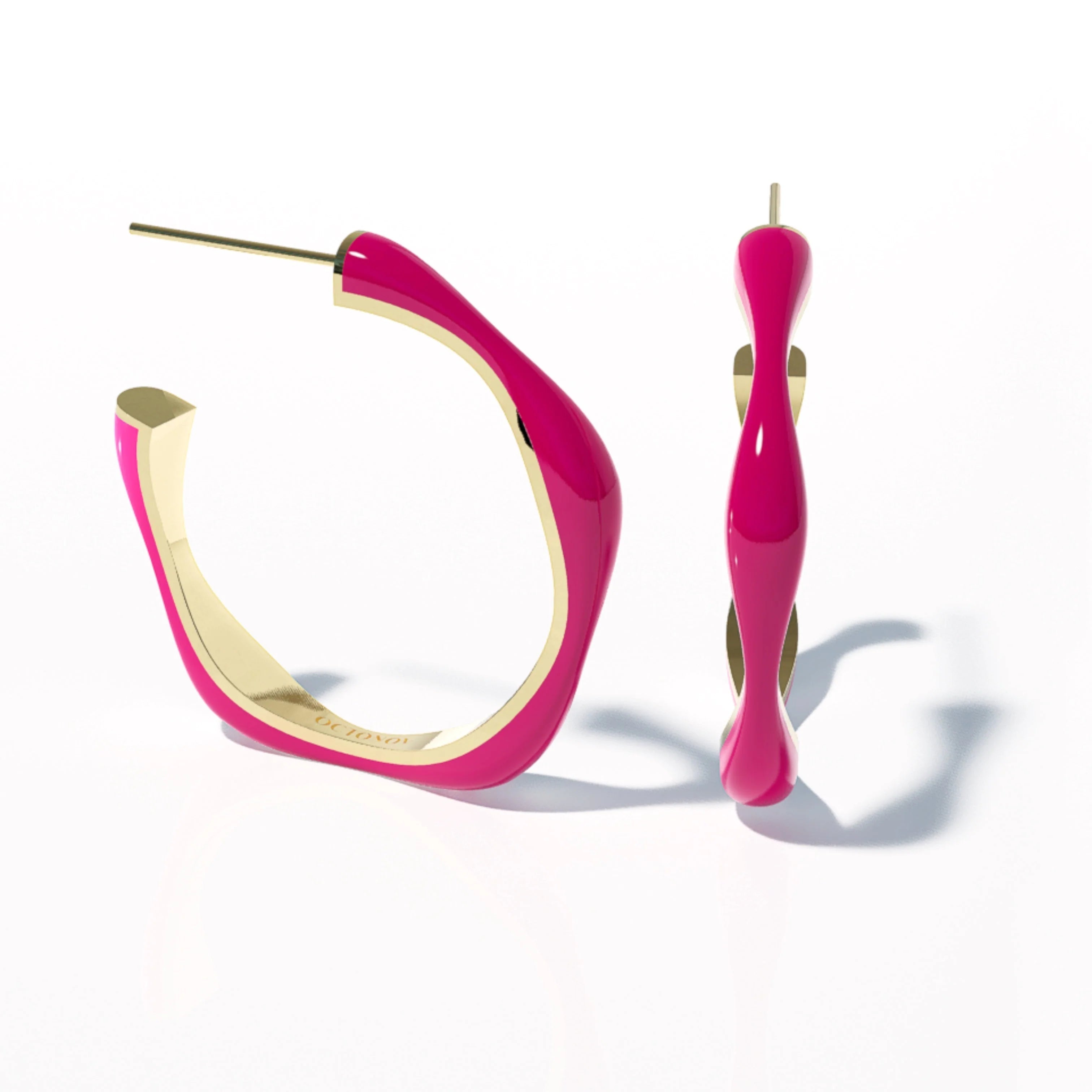 Sugar Overide Hoop Earrings (GOLD)