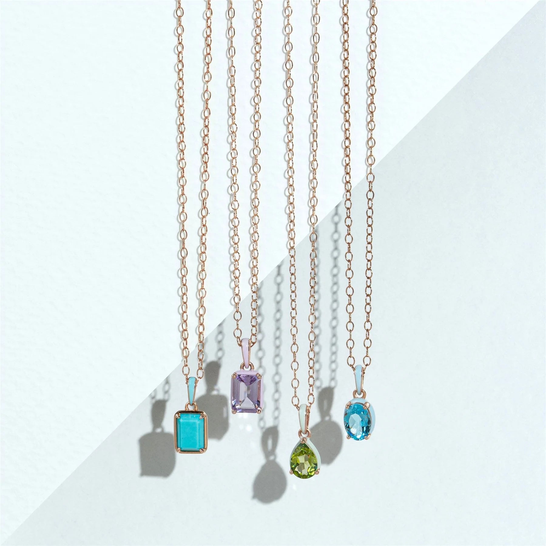 Aura Baguette Pendant (Lavender Edition)