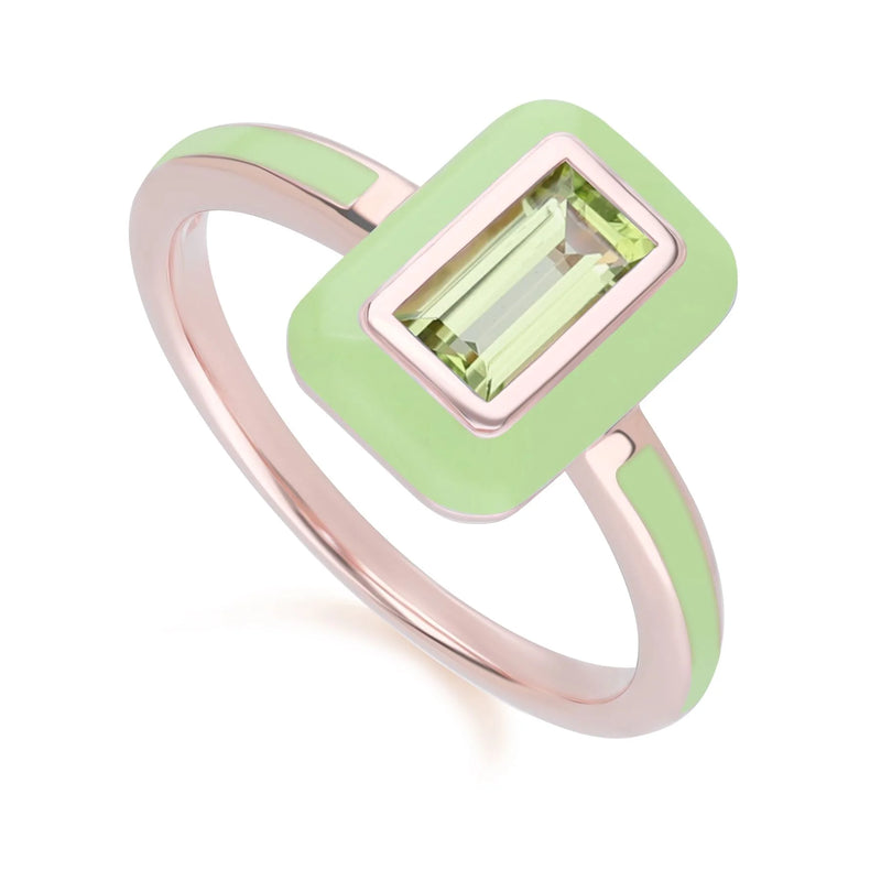 Chroma Baguette Ring (Emerald Edition)