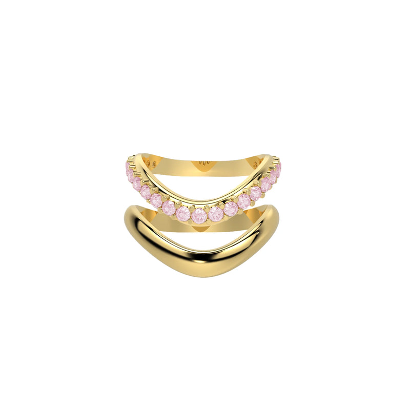 Gold Chrome Echo & Diamond Dip Duo