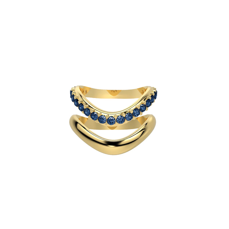Gold Chrome Echo & Diamond Dip Duo