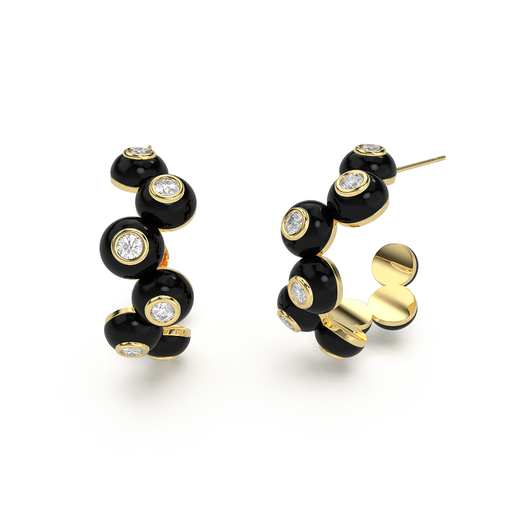 Dopamine Overdose Gold Earrings