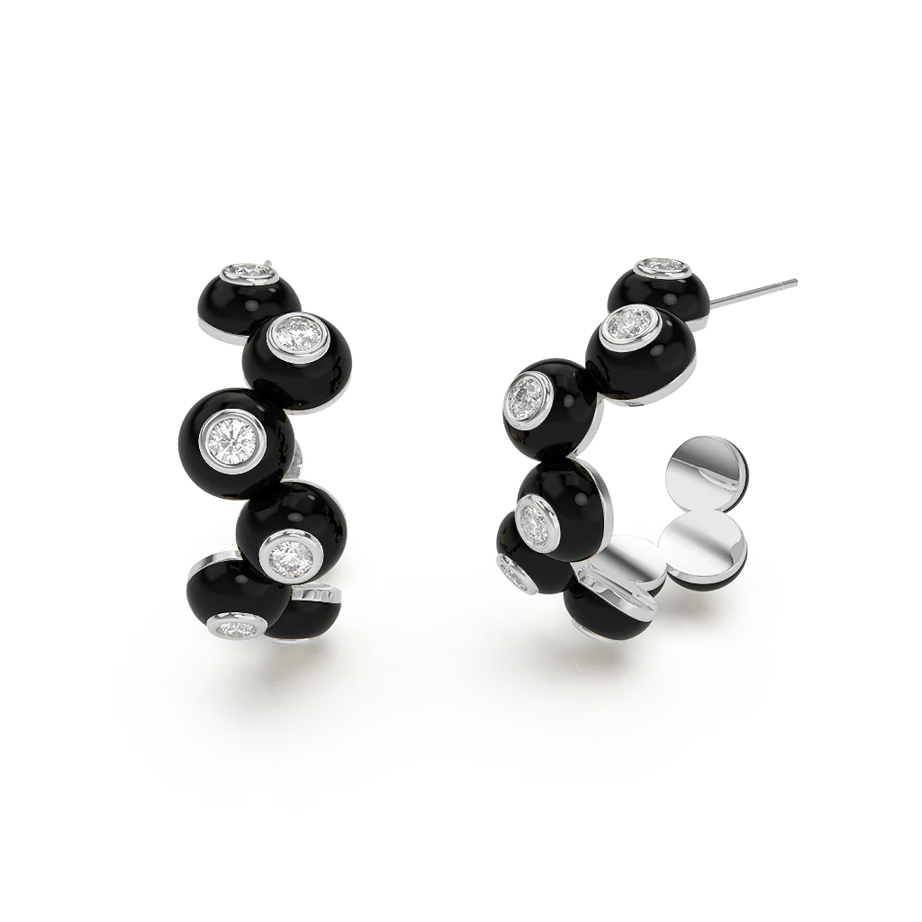 Dopamine Overdose Silver Earrings
