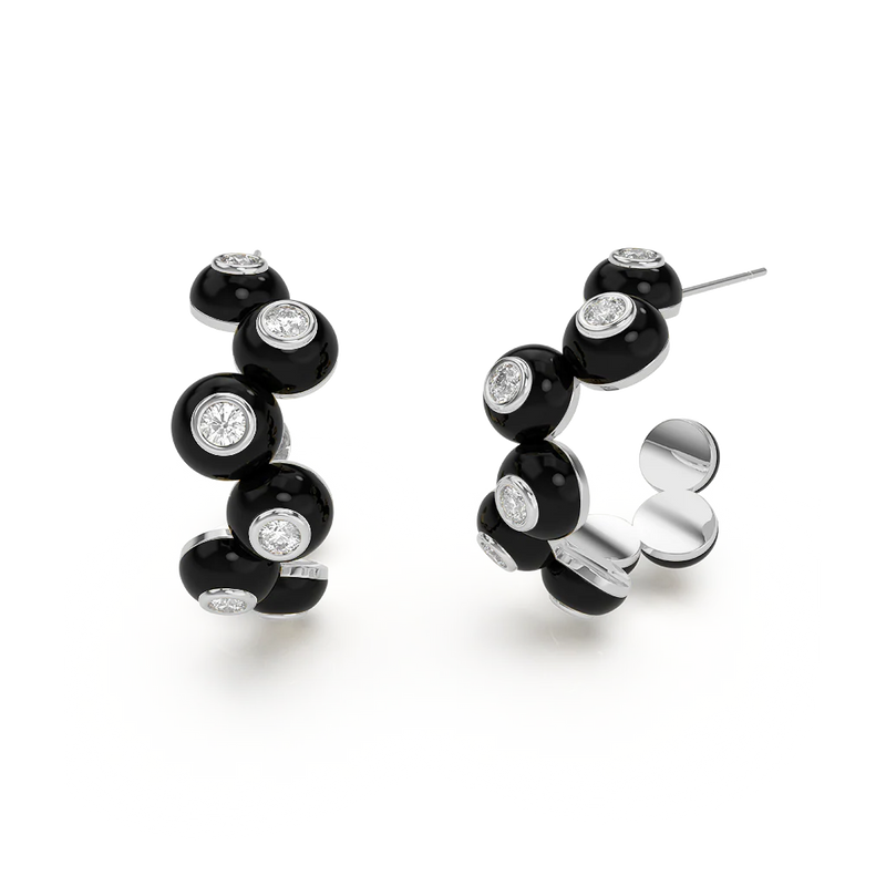Dopamine Overdose Silver Earrings