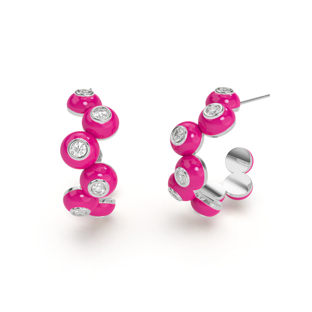 Dopamine Overdose Silver Earrings