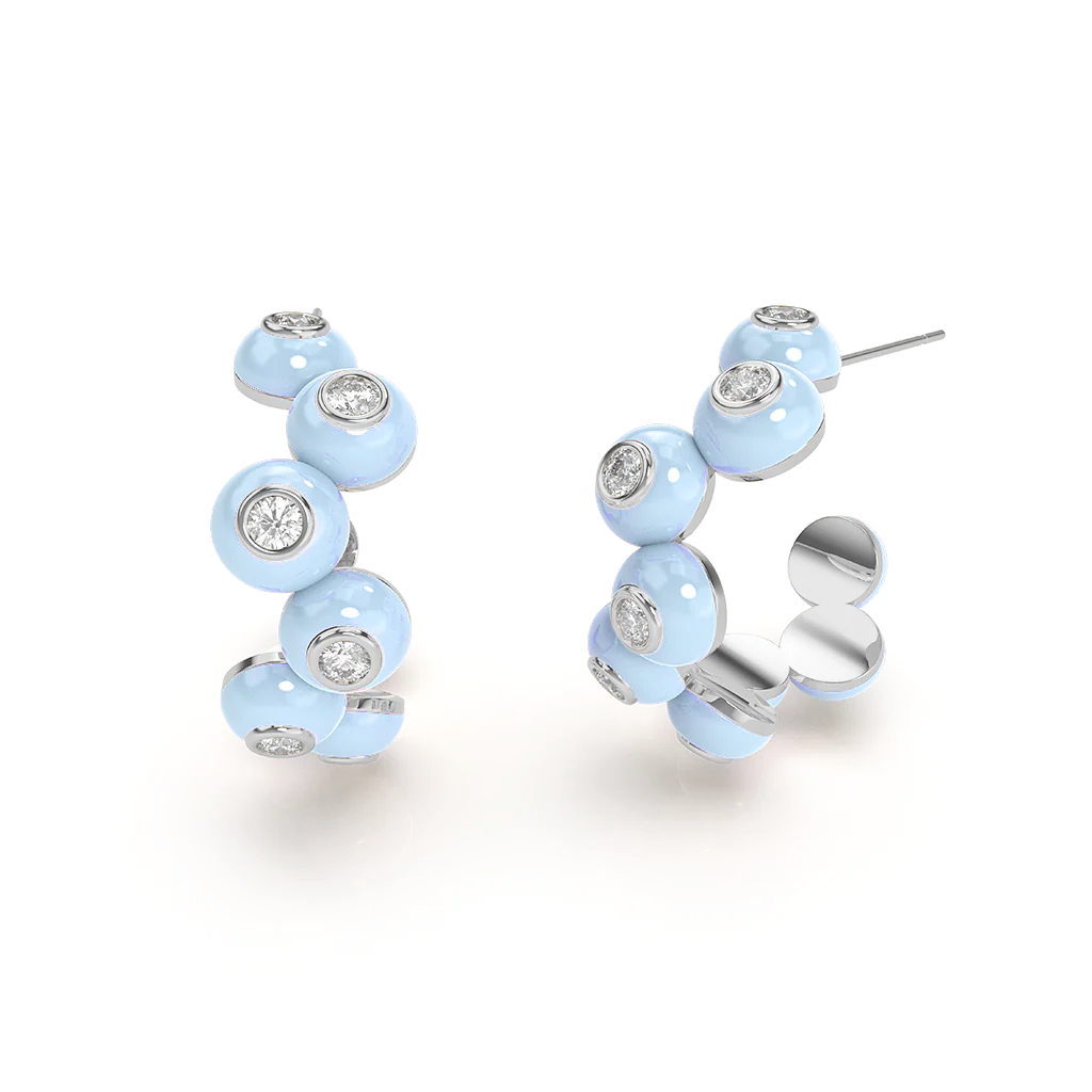 Dopamine Overdose Silver Earrings