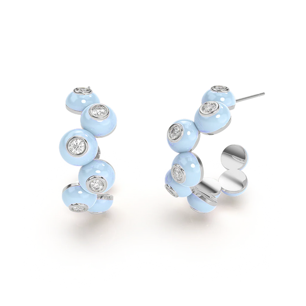 Dopamine Overdose Silver Earrings