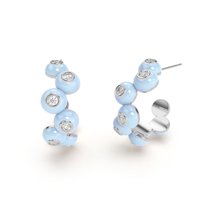 Dopamine Overdose Silver Earrings
