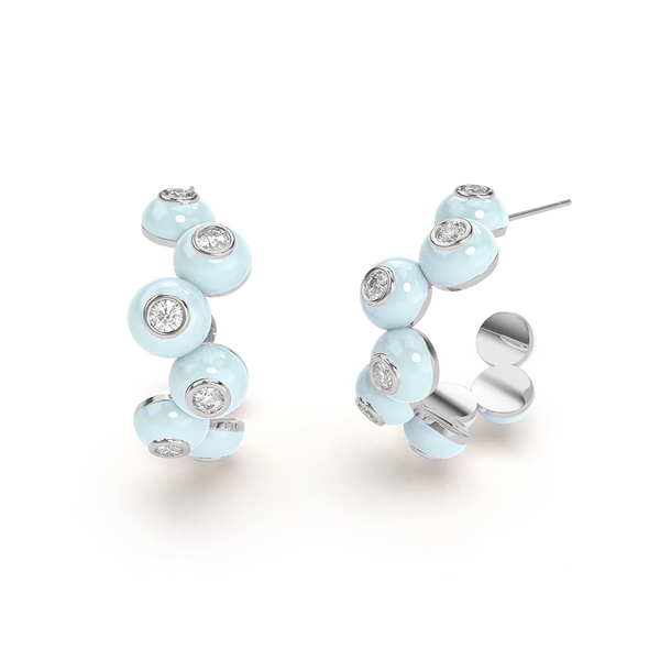 Dopamine Overdose Silver Earrings