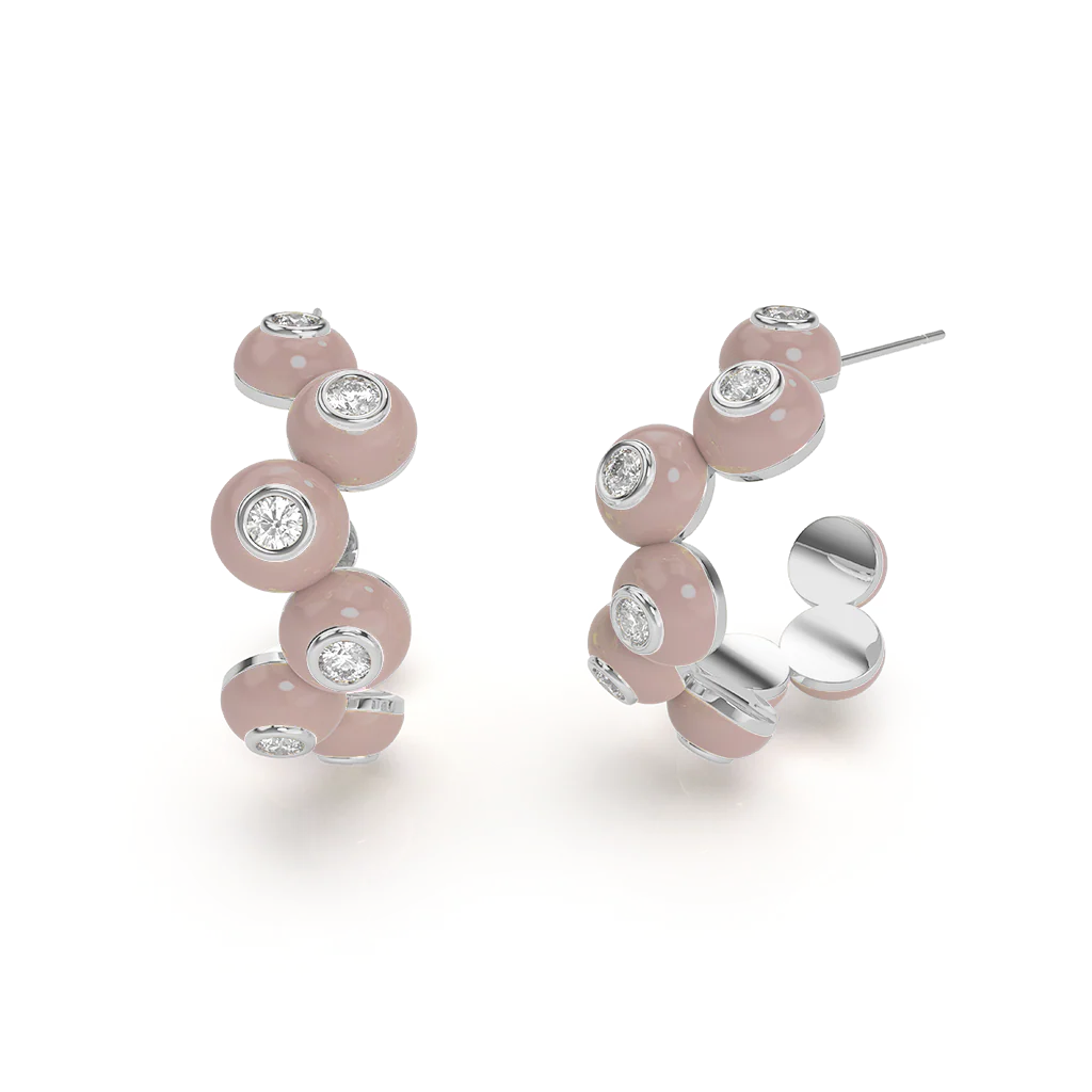 Dopamine Overdose Silver Earrings