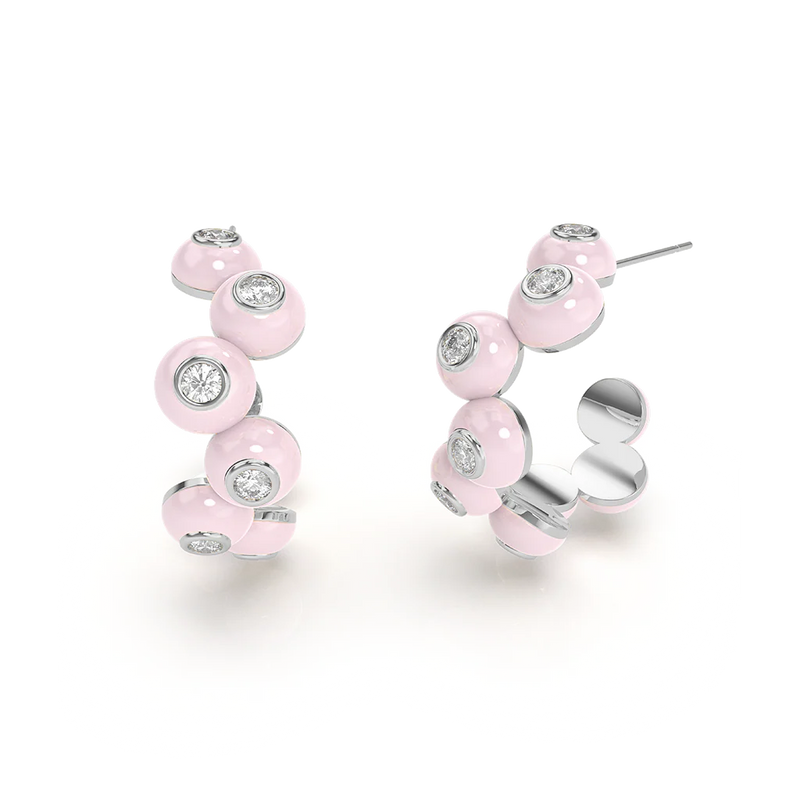 Dopamine Overdose Silver Earrings