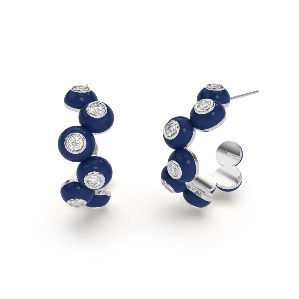 Dopamine Overdose Silver Earrings